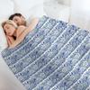 Royal Blue and Green Paisley Design Throw Blanket Decorative Sofas Luxury Throw Thin Anime Blankets