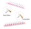 AGUUD 3D 4D 5D 6D Premade Volume Fans Short Stem Russian Volume Eyelash Extensions Soft Natural Long Stem Makeup Individual Lash