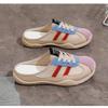 Women Shoes Summer New Breathable Mesh Half Drag Shoes Outdoor Comfort Non Slip Women Platform Sandals Casual Beach Shoes
