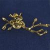 2PCS Gold/Silver Napkin Buckle Luxury Serviette Ring Plum Blossom Napkin Ring  Banquet