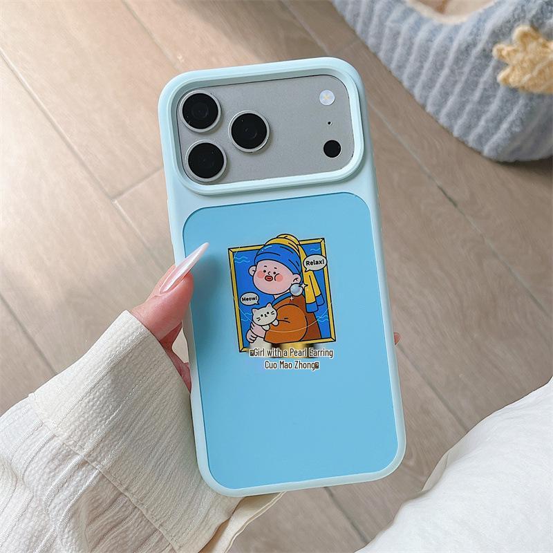 

Parody Masterpiece Silicone Case for iPhone 17 Pro Max/16/15P with Magnetic Full Coverage 17 Pro Max