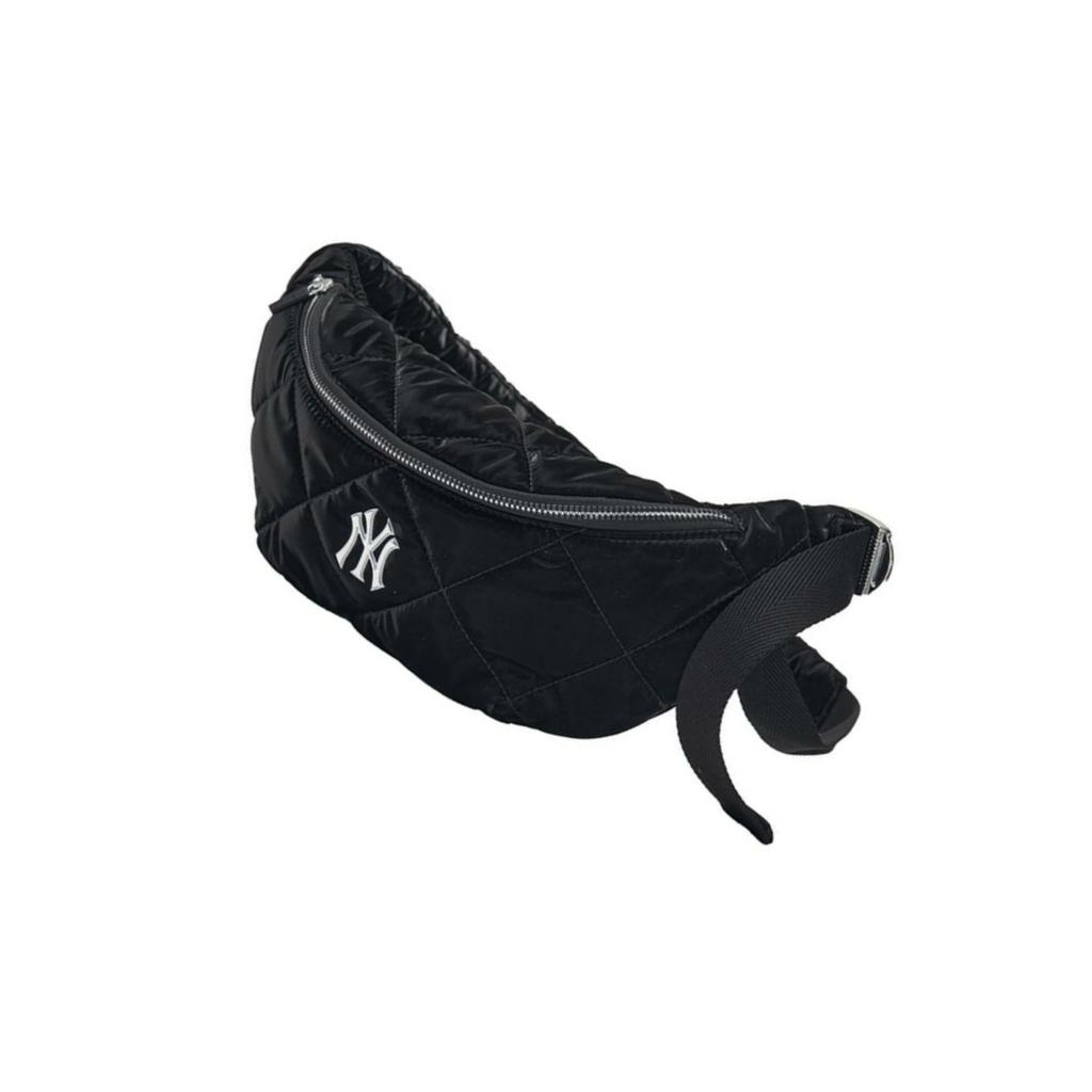 New MLB New York Yankees Polyurethane Crossbody Fanny Pack Regular Unisex Black 3AHSM064N-50BKS-BLACK