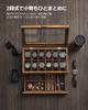 SONGMICS Watch Case for 12 with Watch Collection Jewelry 2 with Transparent Watch Accessory Day Birthday Celebration JOW012K01 Watches, Wooden,