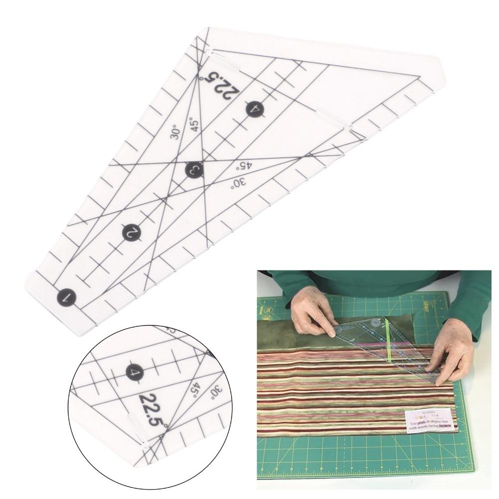 Slot Design Quilting Ruler Acrylic Sewing Template Ruler Durable Patchwork Ruler For Sewing DIY