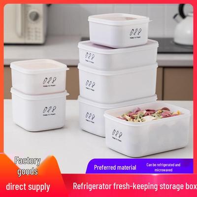 Mikrovågssäker lufttät matförvaringslåda i plast för spannmål