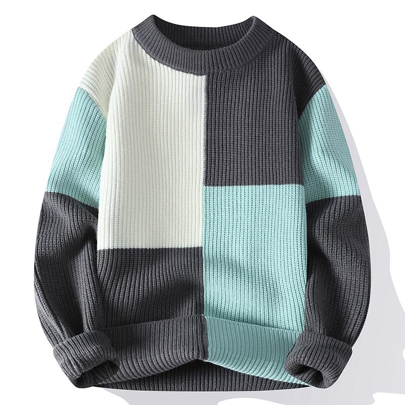 Maglioni da Uomo con Base Ispessita Maglioni Lavorati a Maglia Maglioni di Lana Giacche Calde in Filo Abbigliamento da Uomo
