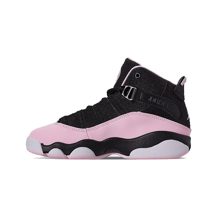 

Детские кроссовки Air Jordan Jordan 6 Rings PS Black Pink Foam антрацит 323431-006