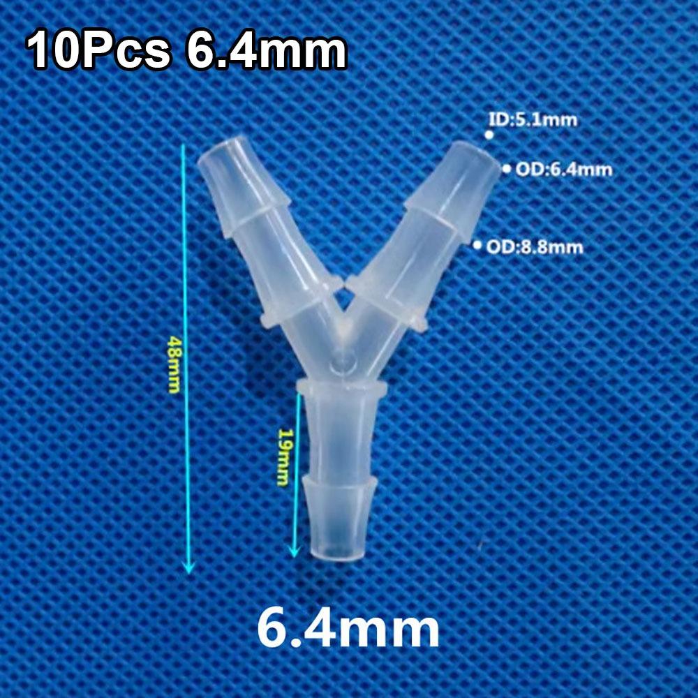 10Pcs Plastic 3 Way Connector PP PE Hose Fittings for Aquarium Fish Tank Fittings