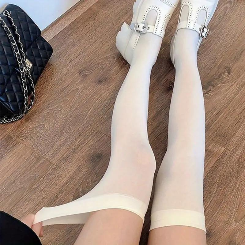 Black White Sexy Overknee Long Socks Women Sweet Girls Lolita Bowknot Thigh High Fishnet Stockings Gothic Punk Lace Mesh Legging