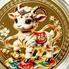 Year Of The Goat Souvenir Coins 2027 Zodiac Goat Collectible Coins New Year Gift Goat Metal Crafts Art Display Decor