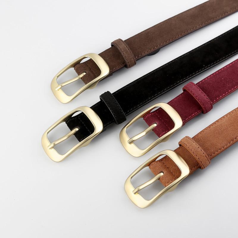 Classic Genuine Leather Waist Belt For Women With Pin Closure For Jeans And Formal Use