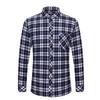 2026 New Men's Plaid Shirts Long Sleeve Checked Shirt Formal Fashion Thin Soft Classic Basic Casual Male Clothing 3XL 4XL