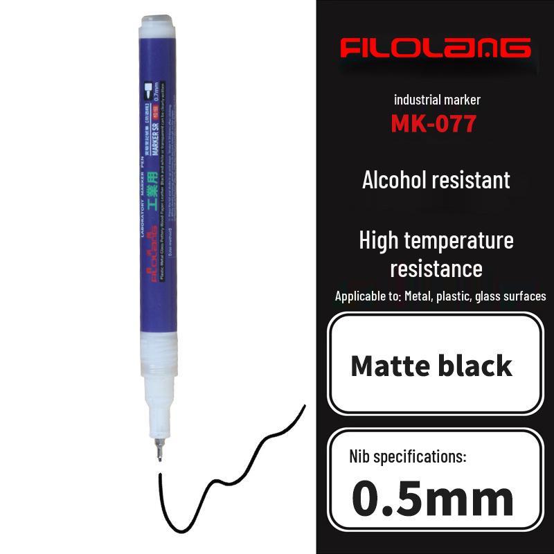 Ferrolan MK-077 Industrial Oil-Based Refillable Waterproof Quick-Dry Fade-Resistant Pen