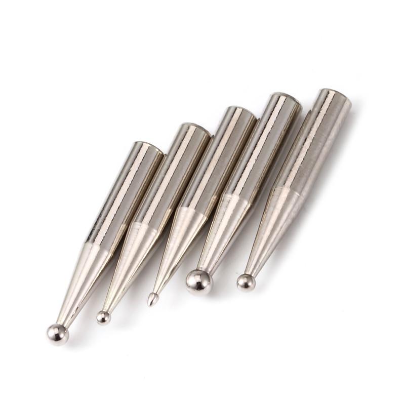Metal Head Nail Art Dotting Pen Drill Point Flower Line Rhinestones Tip Painting Drawing UV Gel Poli
