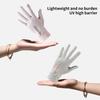1 Pair Fingertip Opening Anti-slip Palm Letter Print Sunscreen Mittens Ladies Anti-UV Ice Silk Thin Gloves Cycling Accessories