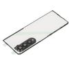 Cover Posteriore in Vetro Trasparente per Cellulare Sostitutiva per     Fold 3 5G F926 con Supporto per Telefono e Foro per Obiettivo Fotocamera