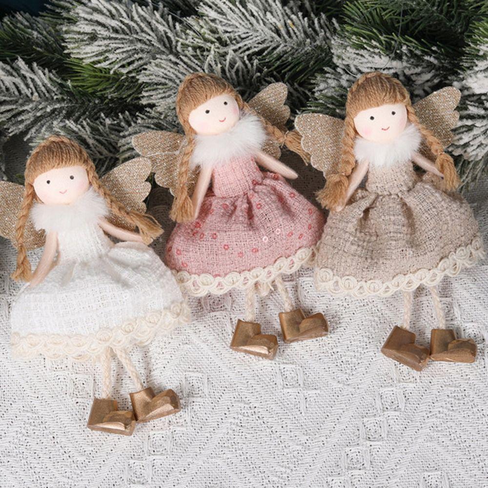 Soft Plush Angel Girl Pendant Cartoon Angel Girl Ornaments  Party Favors