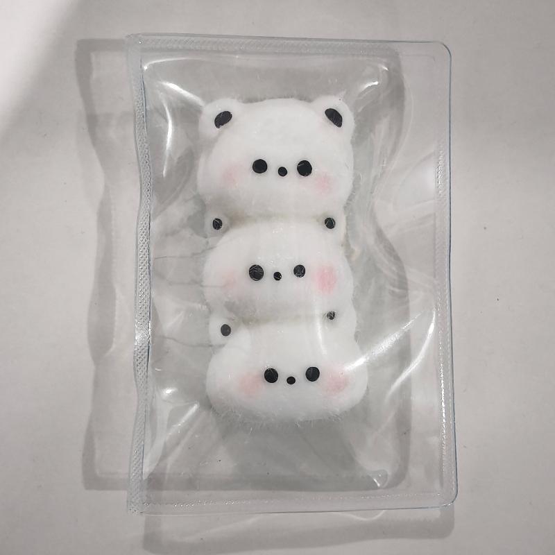 Baby Panda Squishy Toy 1PC, Soft Slow Rise Stress Ball, Black White Desk Decor Photo Prop, Gift for Children‘s Day New Year