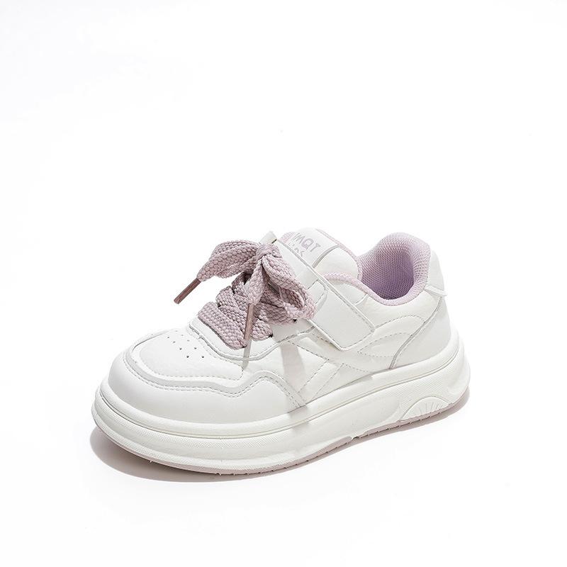 Size 26-40, children's autumn little white shoes boys and girls versatile student shoes trendy soft-soled non-slip board shoes casual shoes