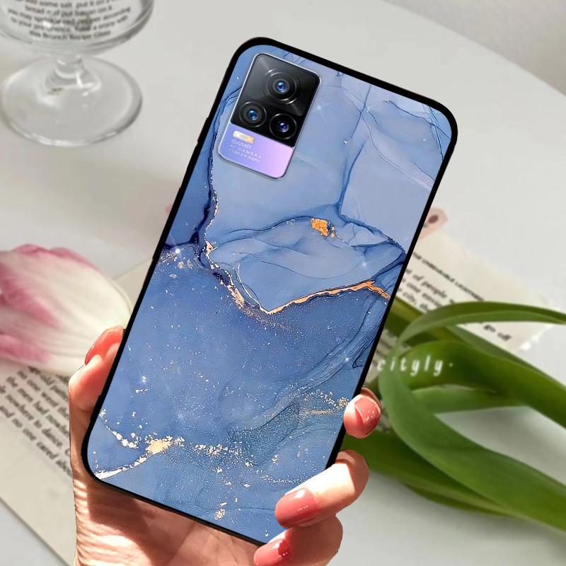 For Vivo V21e Case V 21e V2061 V2055 Soft TPU Phone Protective Fundas Cover For Vivo V21 V 21 4G 5G Shockproof Bumper Shells