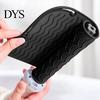 Curling Iron Silicone Mat Heat Resistant Anti-slip Rectangle Portable Flat Hair Pad Straightener Styling Hot Tools Travel Protector Cover
