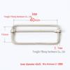 Stainless Steel Adjustable D-Ring Buckle - Copper Three-Speed Wire Pull Design