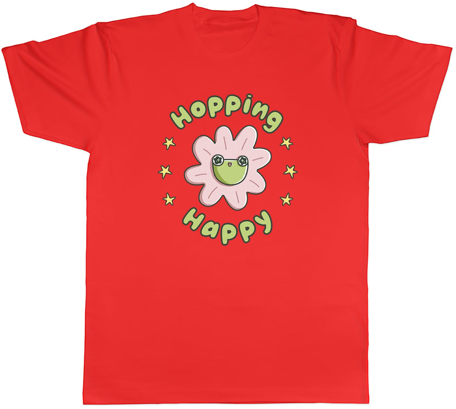Hopping Happy Happiness Frogs Unisexs TShirt Tee Gift Top S
