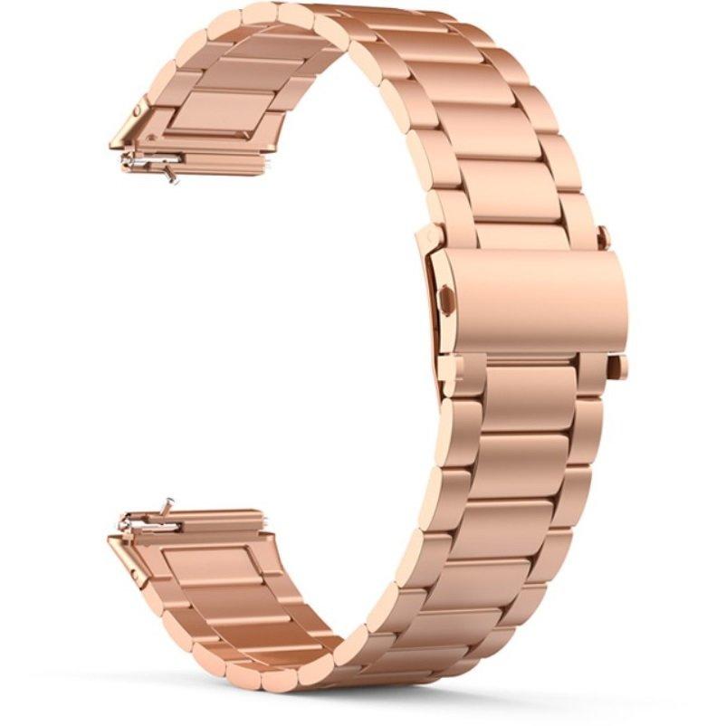 Steel Bracelet for Huawei Band 7, Rose Gold