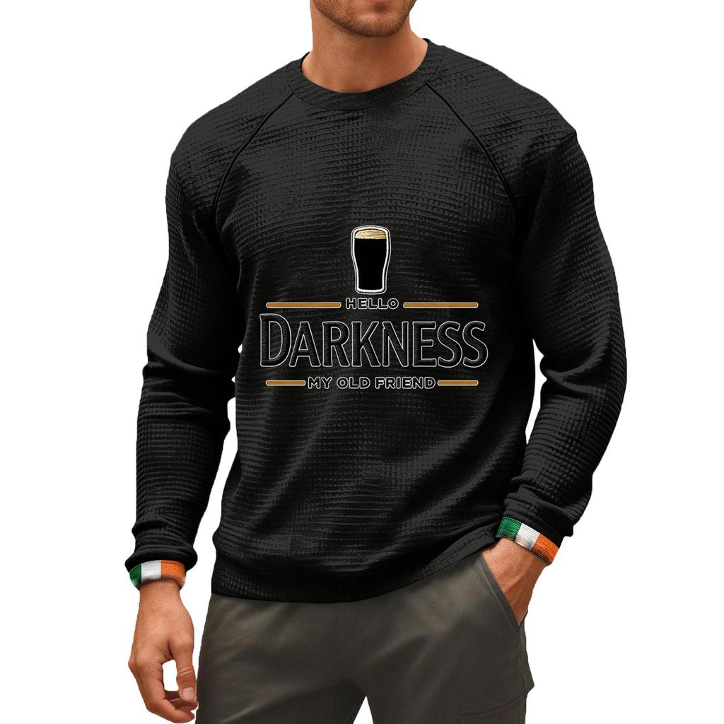 Men's Darkness My Old Friend T-Shirt Irish Beer Shirt Ireland Tee
