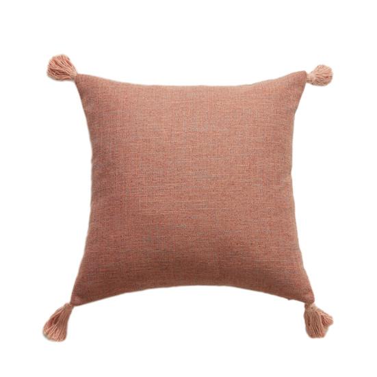 Boho Pillow Cover with Tassels Farmhouse Throw Pillow Case Decorative Pillowcase with Hidden Zipper for Home Living Room Couch Sofa Bedroom