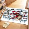 Christmas Santa Claus Delivery Floor Mats for Living Room, Bedroom and Room Decoration Are Suitable for Gifts.