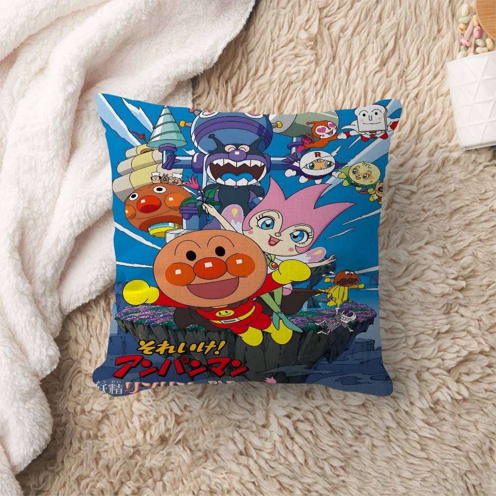 Anpanman Office Cushion Pillowcase Car Cushion CoverXCM Lumbar Pillowcase Sofa Pillowcover