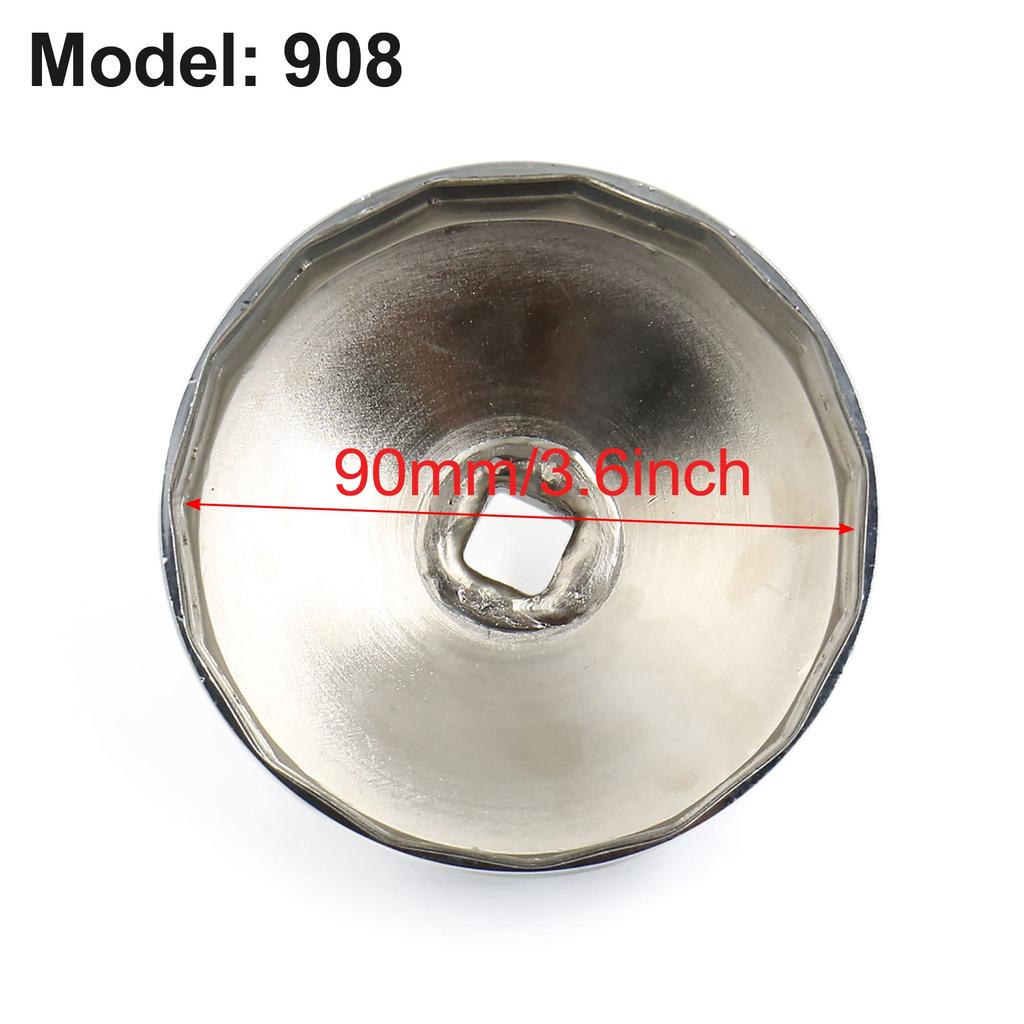 uxcell Filter Wrench 90mm Inner Diameter Cup Filter Wrench Element Wrench