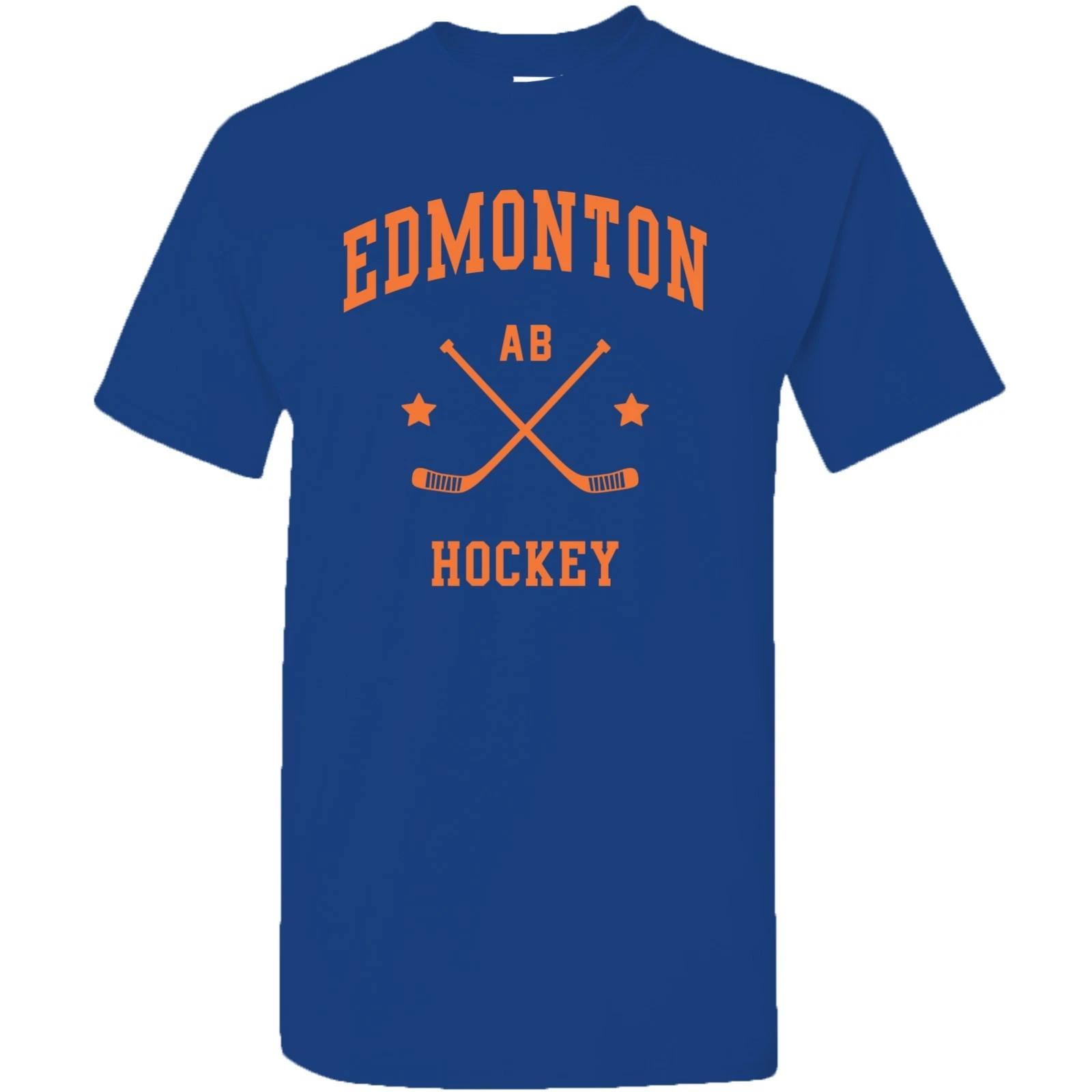 Edmonton Classic Hockey Arch Unisex T-Shirt XL
