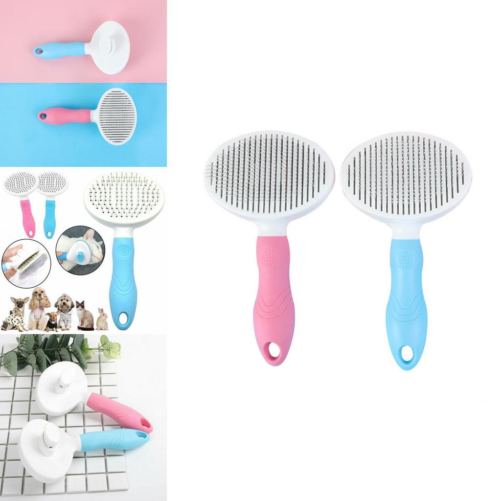 Round Head Pet Hair Comb For Automatic Hair Removal And Beauty Cleaning