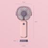 USB Rechargeable Pocket Fan Handheld Desk On Fan New Small Fan  Outdoor Summer