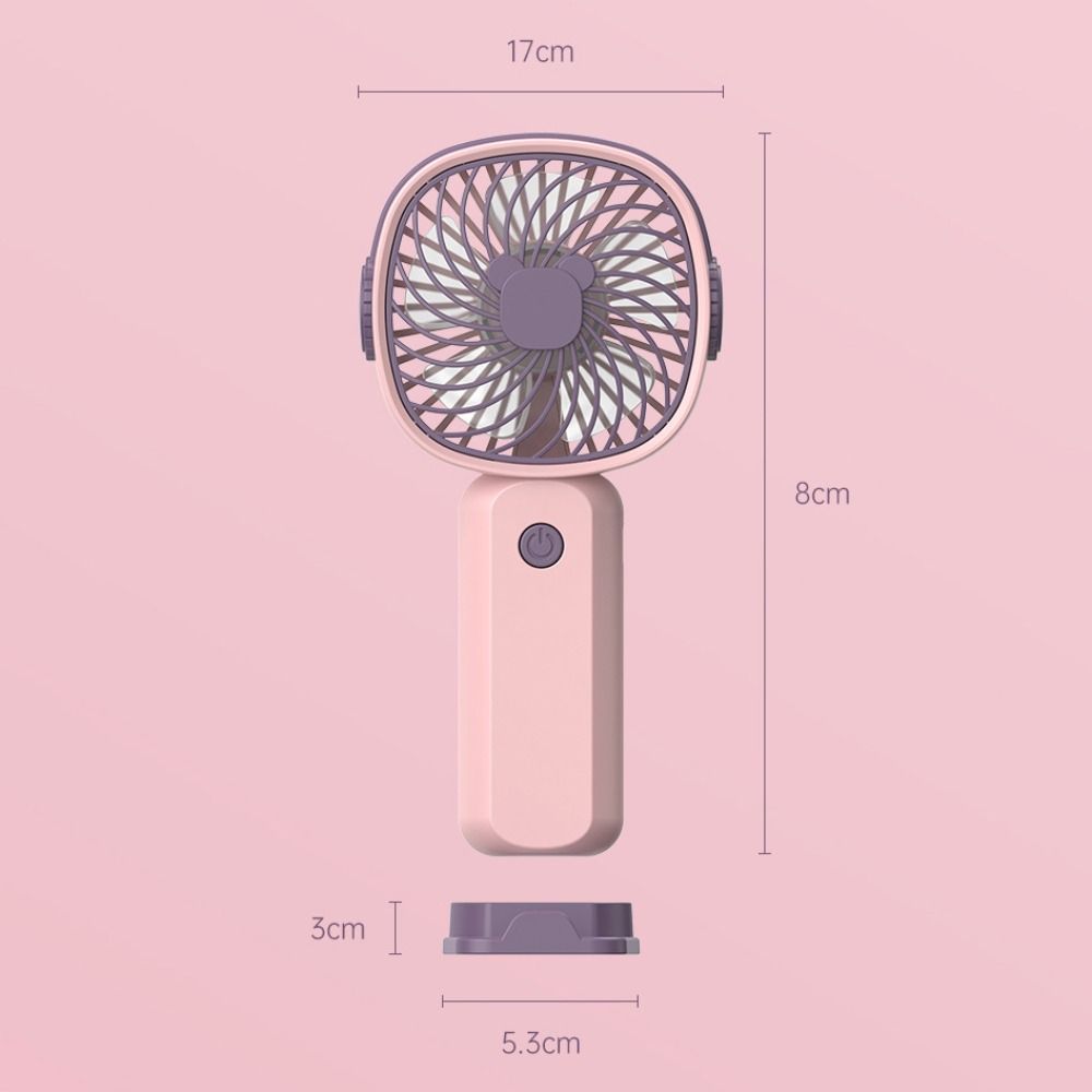 USB Rechargeable Pocket Fan Handheld Desk On Fan New Small Fan  Outdoor Summer