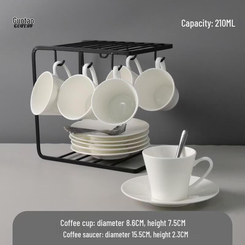 HANDUNYOU European Coffee Cup and Saucer Set