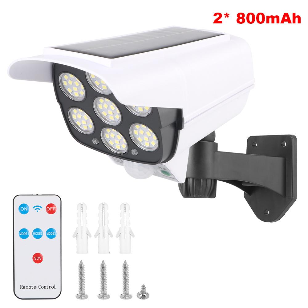 IP65 3 Mode Solar Lights 77 LED Light With Smart Motion Sensor Lamps DIY Garden Illumination Outdoor Night Light Home Supplies