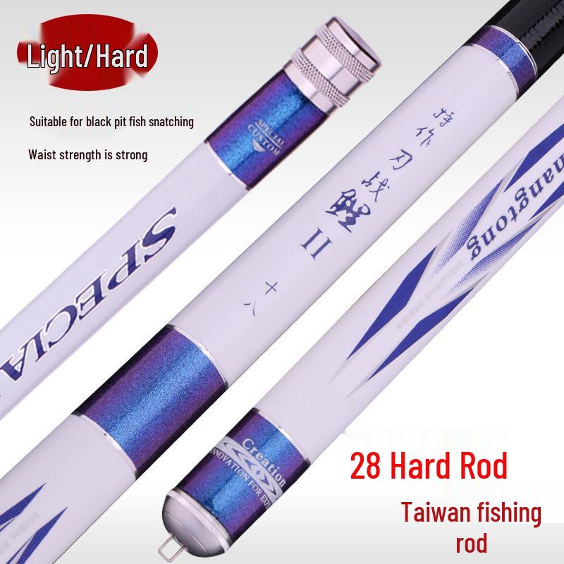 Ultra-Light 28-Section Pure Carbon Fishing Rod for Carp and Table Fishing