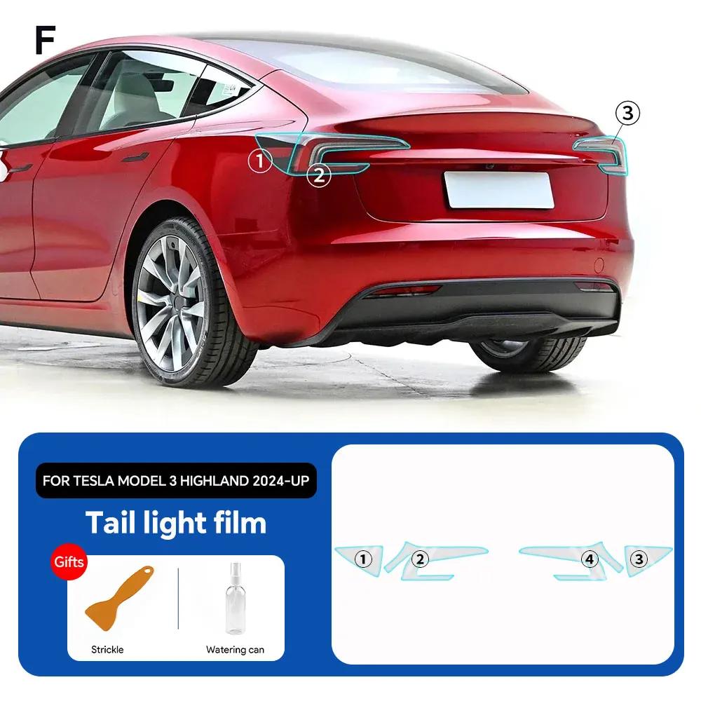 

Car Headlight Rearview Door Handle Protection Film For Tesla Model 3 Highland 2024 2025 PPF Clear Bra TPU Anti-scratch Resistant For Tesla Model 3
