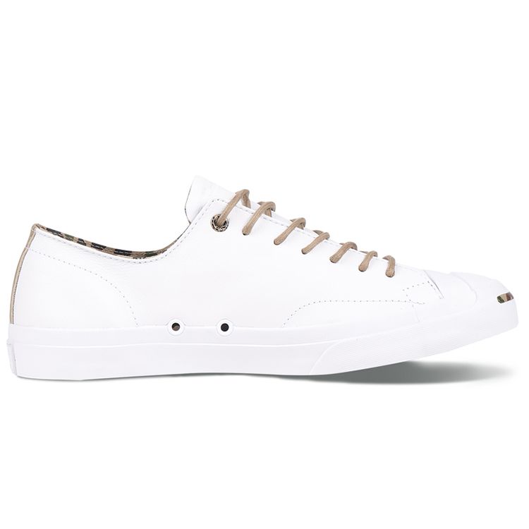Converse Jack Purcell Canvas Low Top Sneakers Unisex Sneakers White 160214C