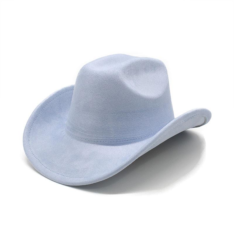 Traditional Style Wool Felt Cowboy Hat With Wide Brim For Men And Women