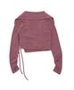DELICCENT Off-Shoulder Wrap T-Shirt [Indie Pink]