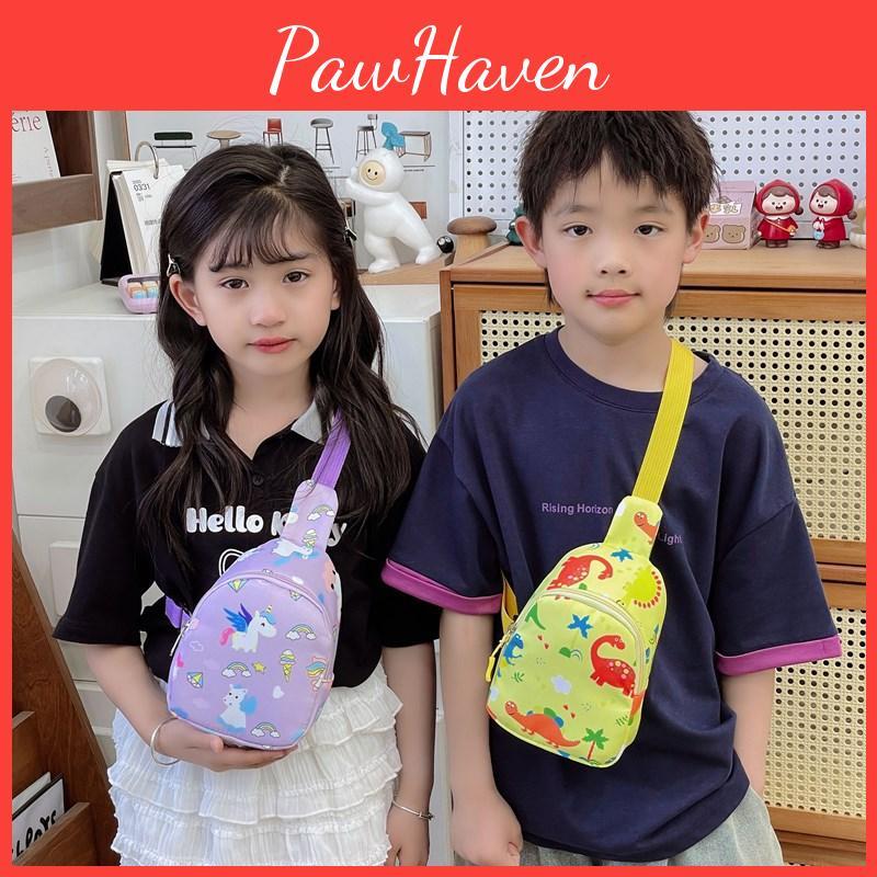 Dinosaur Unicorn Cartoon Spider Pattern Children Shoulder Bag School For