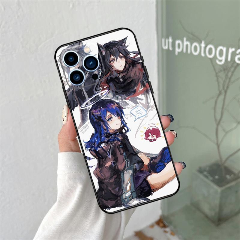 

Amiya Ansel Arknights Silicone Soft Case For iPhone 17 Air 11 15 16 14 Pro Max 12 13 Mini 16 Plus 16e Back Cover iPhone 17