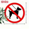 DORA Tin Sign Vintage No Dogs Allowed Round Metal Sign Wall Art Home Decor