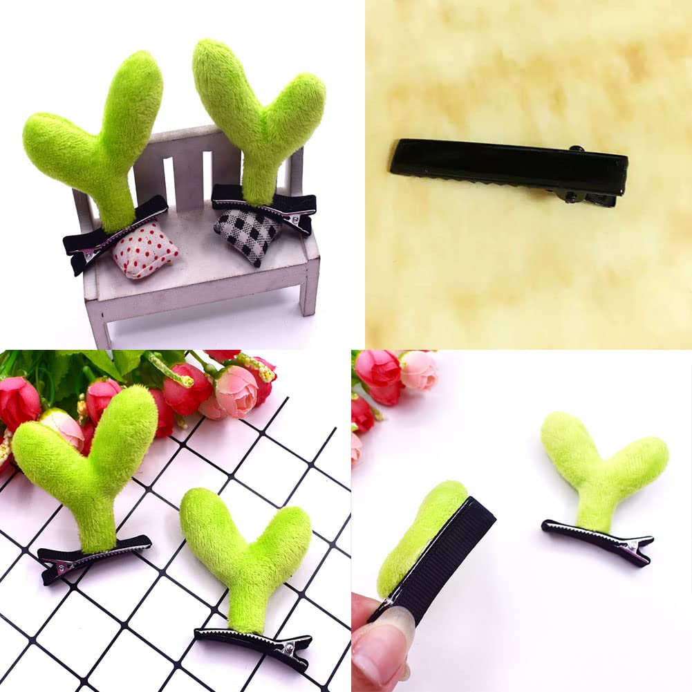 1 Set of 9 Sprout Clips Plant Hairpin Leaf Hair Clip Mushroom Hair Accessories Bean Sprout Hair Clip Mushroom Clips Mushroom Hair Clips