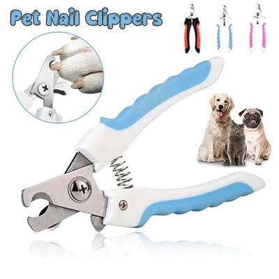 New Pet Nail Clippers Scissors Dog Clipper Cat Claw Cutter Grooming Trim Trimmers Toe Care Stainless Steel Grooming Clipper for Dogs