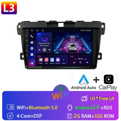 Android OS for Mazda CX-7 CX7 2008 - 2015 GPS Navigation 9 inch Car Radio Video Multimedia Player CarPlay 4G BT DSP Stereo